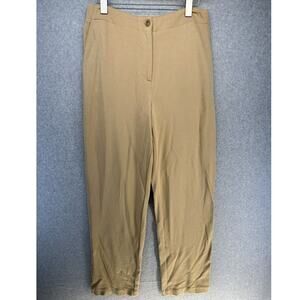 Orvis Vintage Womens Pants Elastic Back Front Pockets Tan Straight Size 10